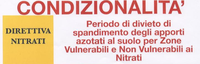 Divieto spandimento apporti azotati