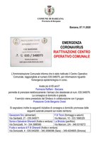 Riattivazione centro operativo comunale